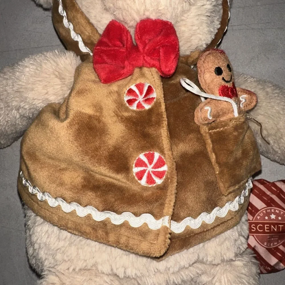 Scentsy Buddy Gretchen the Gingerbread Bear Plush Stuffed Animal
